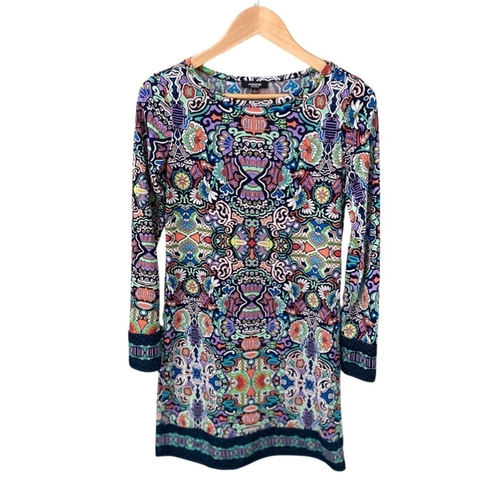Premise Multicolor Floral Boho Dress Size S